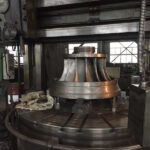 Francis-turbine-runner-on-production-