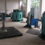 Vertical Pelton turbine generator unit